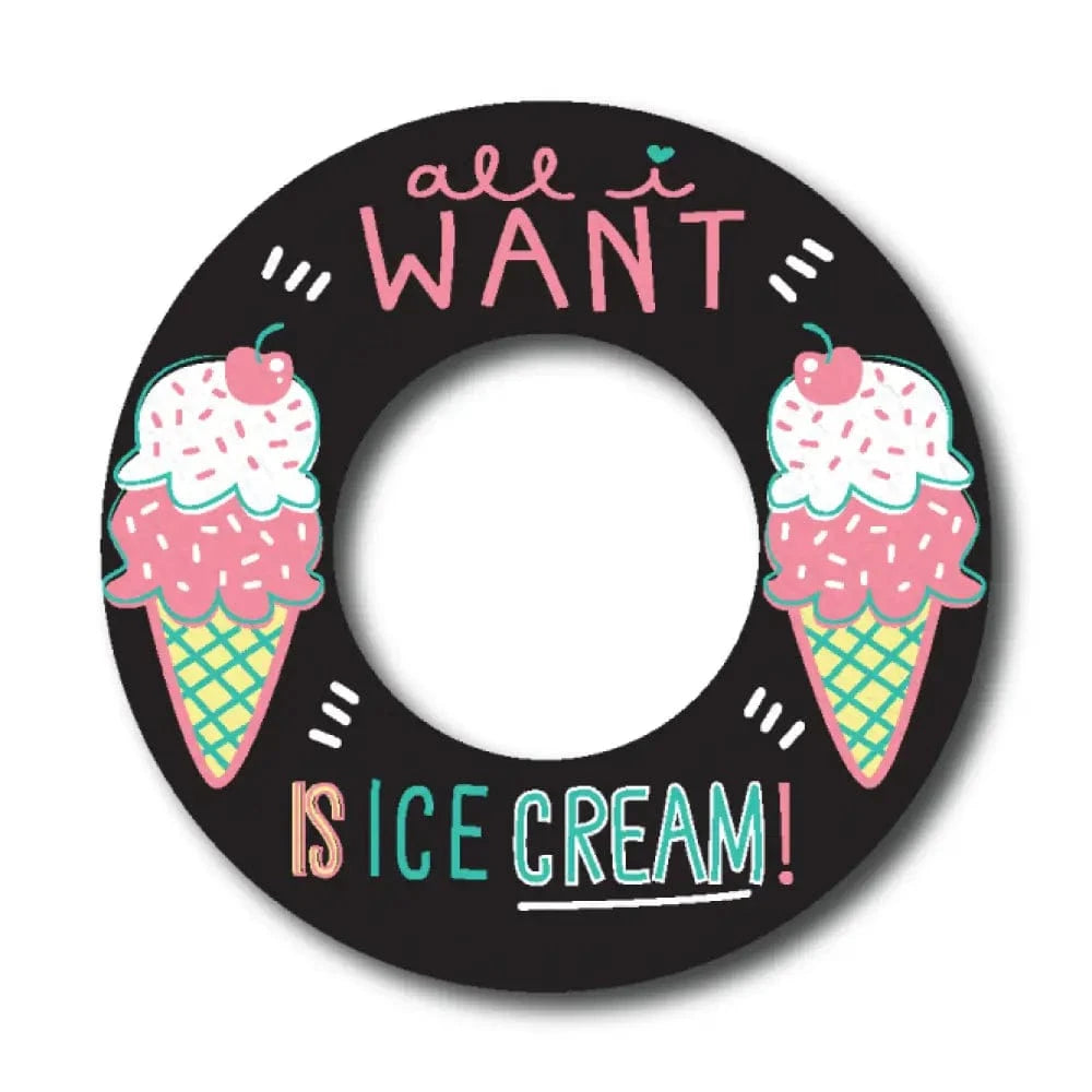Single Patch / Libre 2 All i Want is Ice Cream - Libre 2 and Lingo