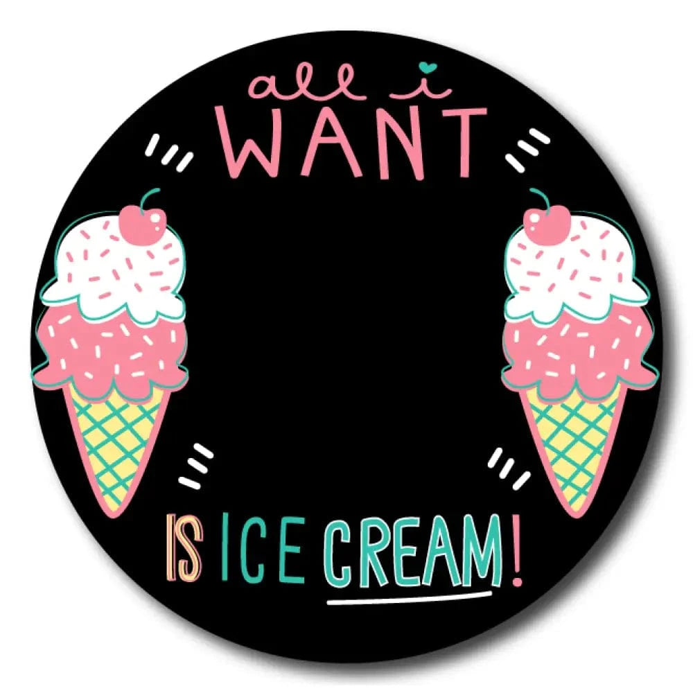 Single Patch / Libre 2 Cover-up All i Want is Ice Cream - Libre 2 and Lingo Cover-up
