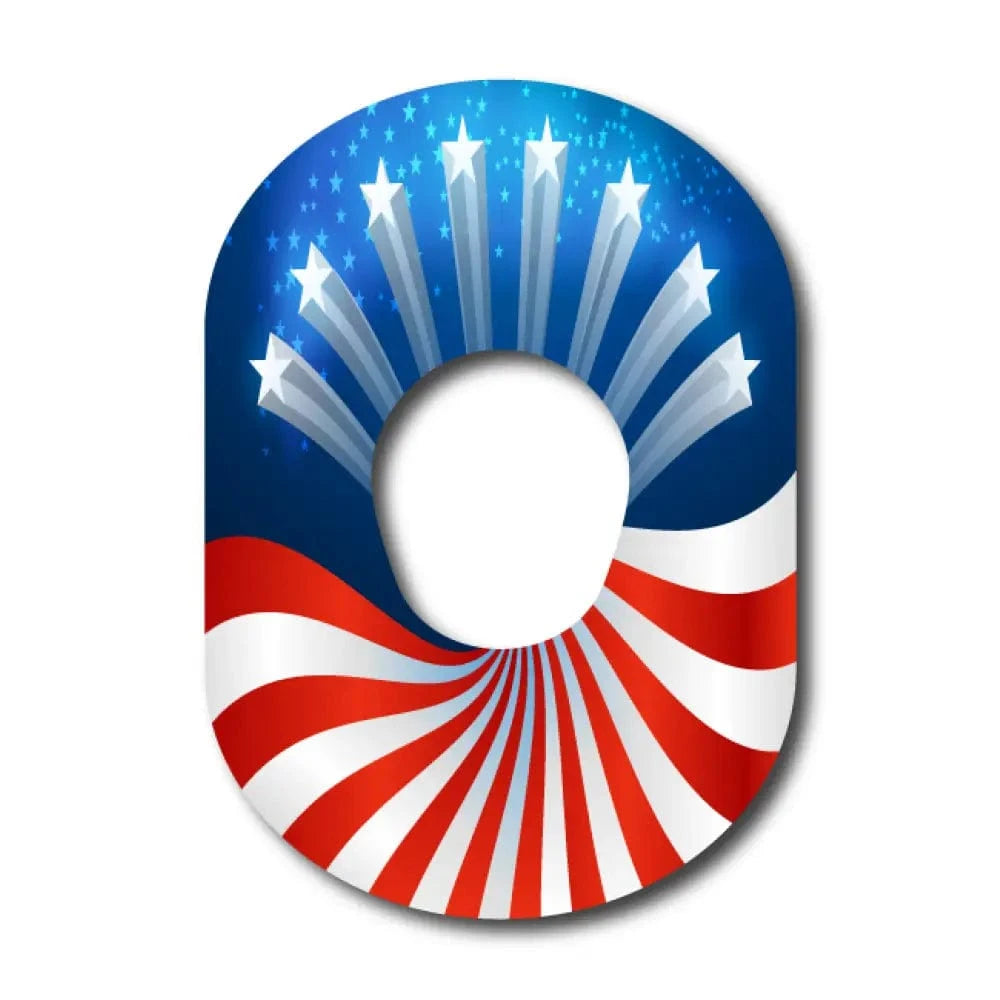 Single Patch / G7 American Celebration - Dexcom G7 and Stelo