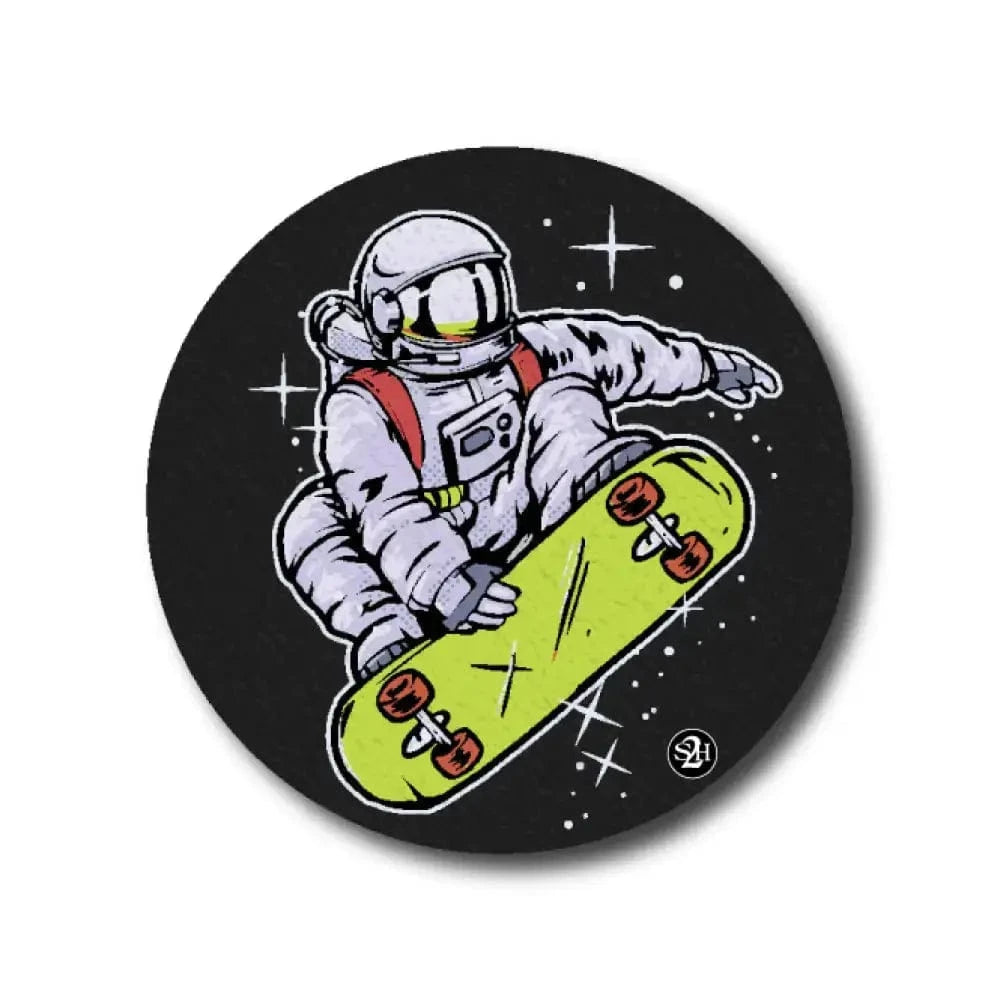 Single Patch / Libre 3 Astronaut Skateboarder - Libre 3
