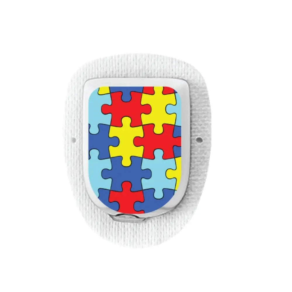 Single Topper / Omnipod Topper Autism Awareness - Omnipod Topper