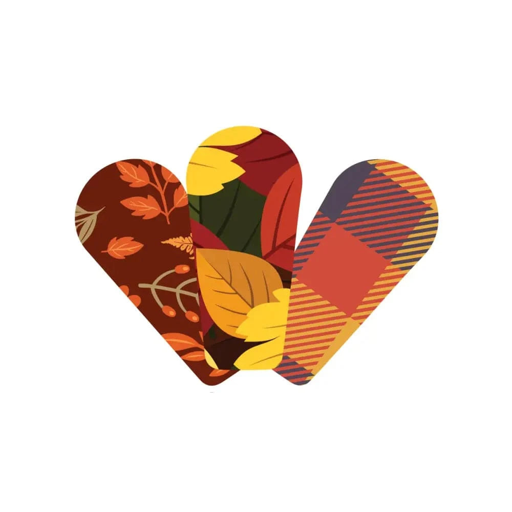 3-Pack (Set of 3 Patches) / G6 Topper Autumn Variety Pack - Dexcom G6 Topper