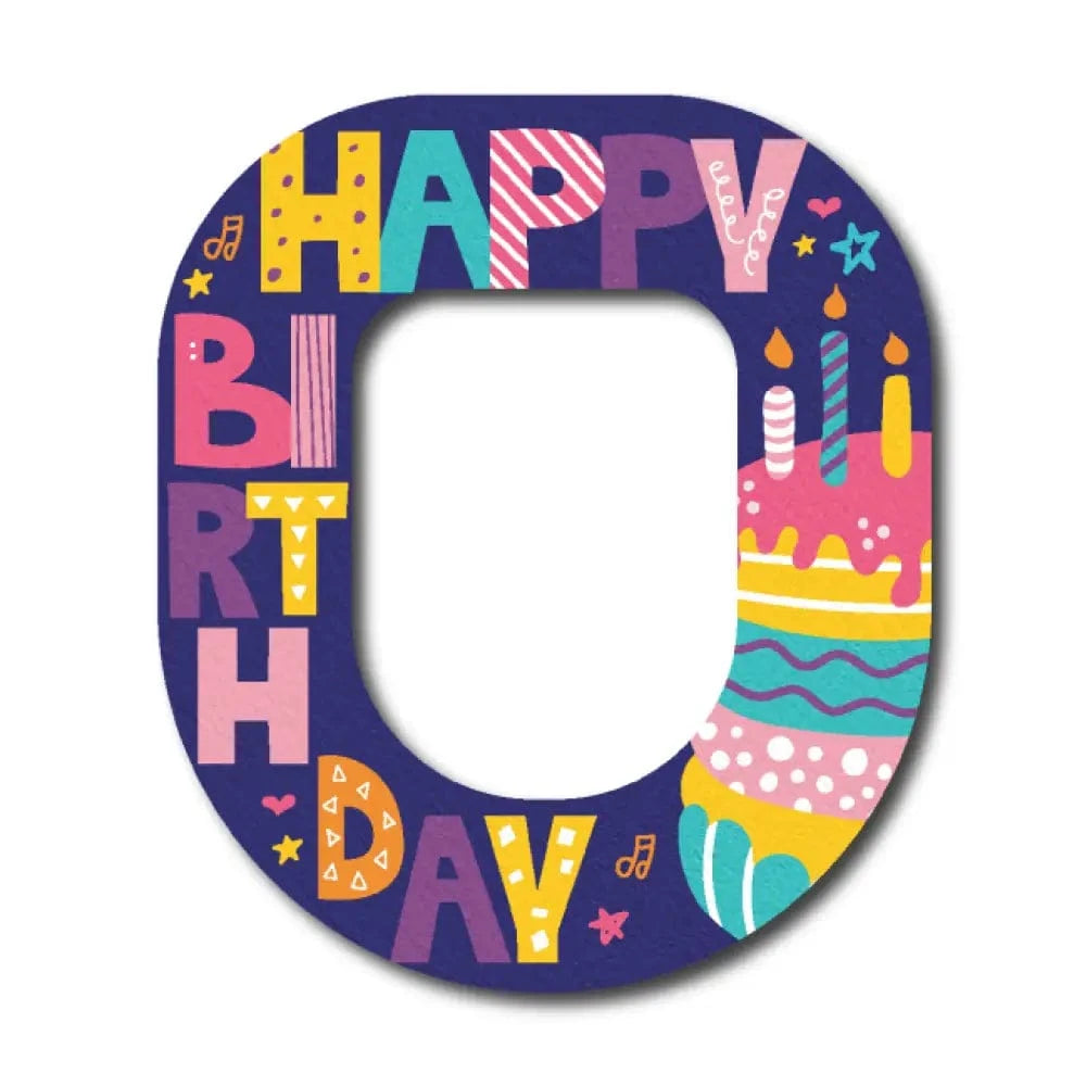 Single Patch / Omnipod Birthday Cake - Omnipod