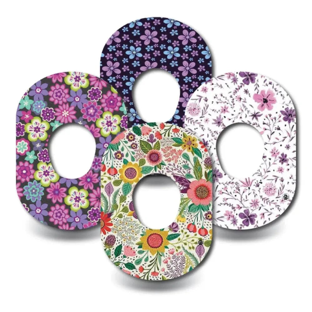 4-Pack (Set of 4 Patches) / G7 Bloom Into Summer Variety Pack - Dexcom G7 and Stelo