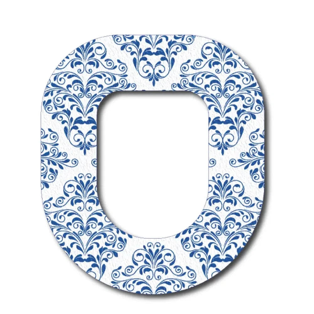 Single Patch / Omnipod Blue Lace - Omnipod