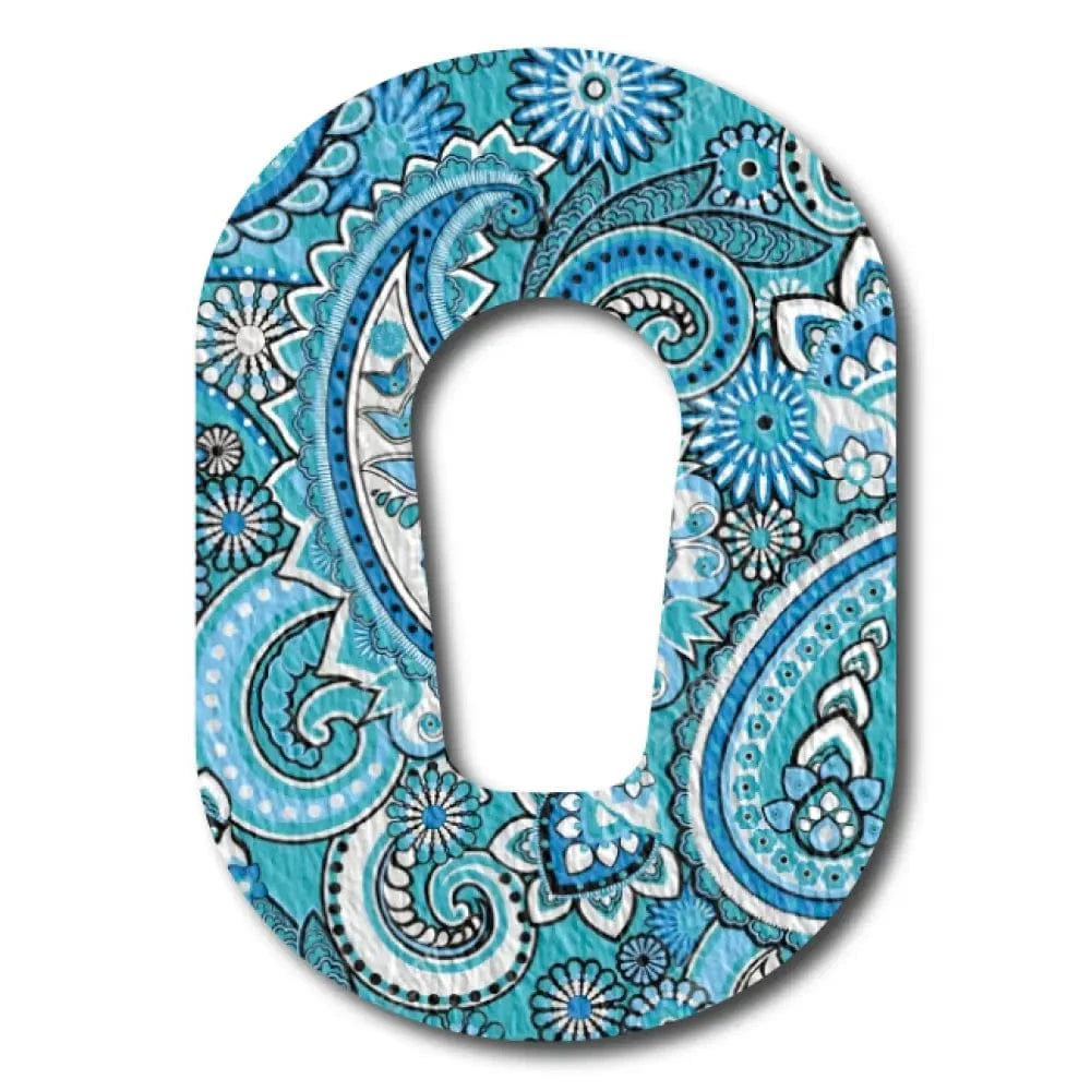 Single Patch / G6 Blue Paisley - Dexcom G6