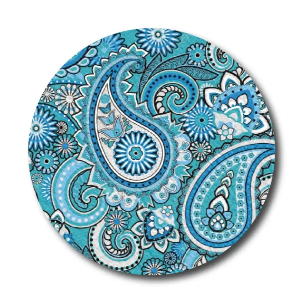 Single Patch / Libre 2 Cover-up Blue Paisley - Libre 2 and Lingo Cover-up