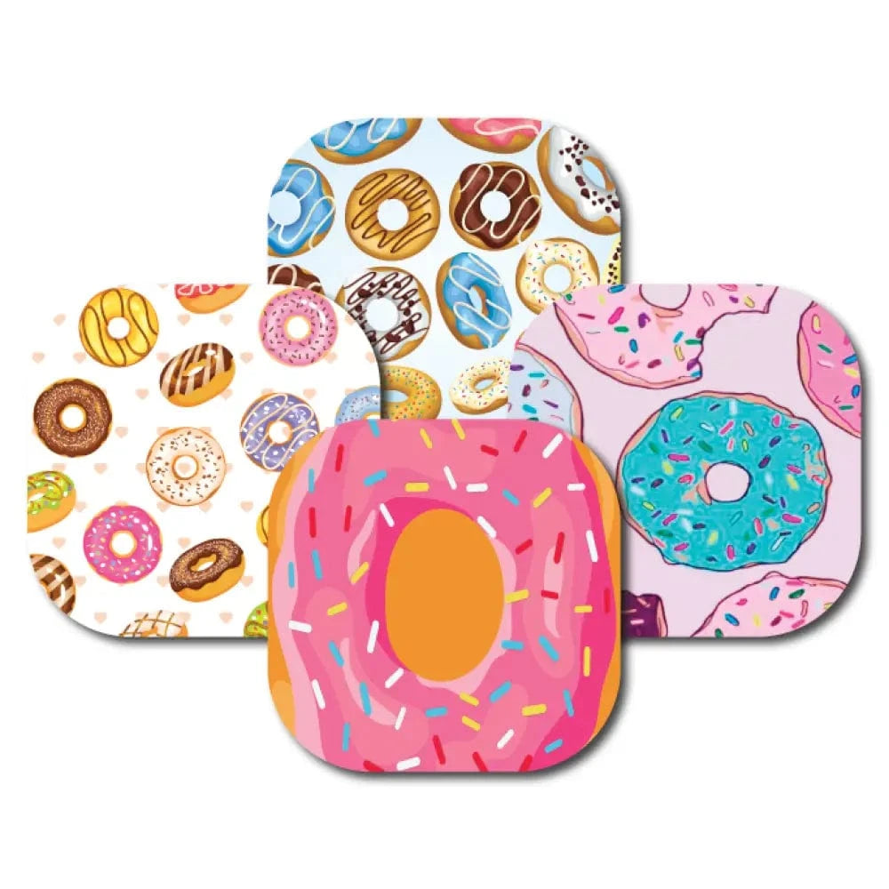 4-Pack (Set of 4 Patches) / G7 Box of Donuts Variety Pack - Dexcom G7 and Stelo Cover-up