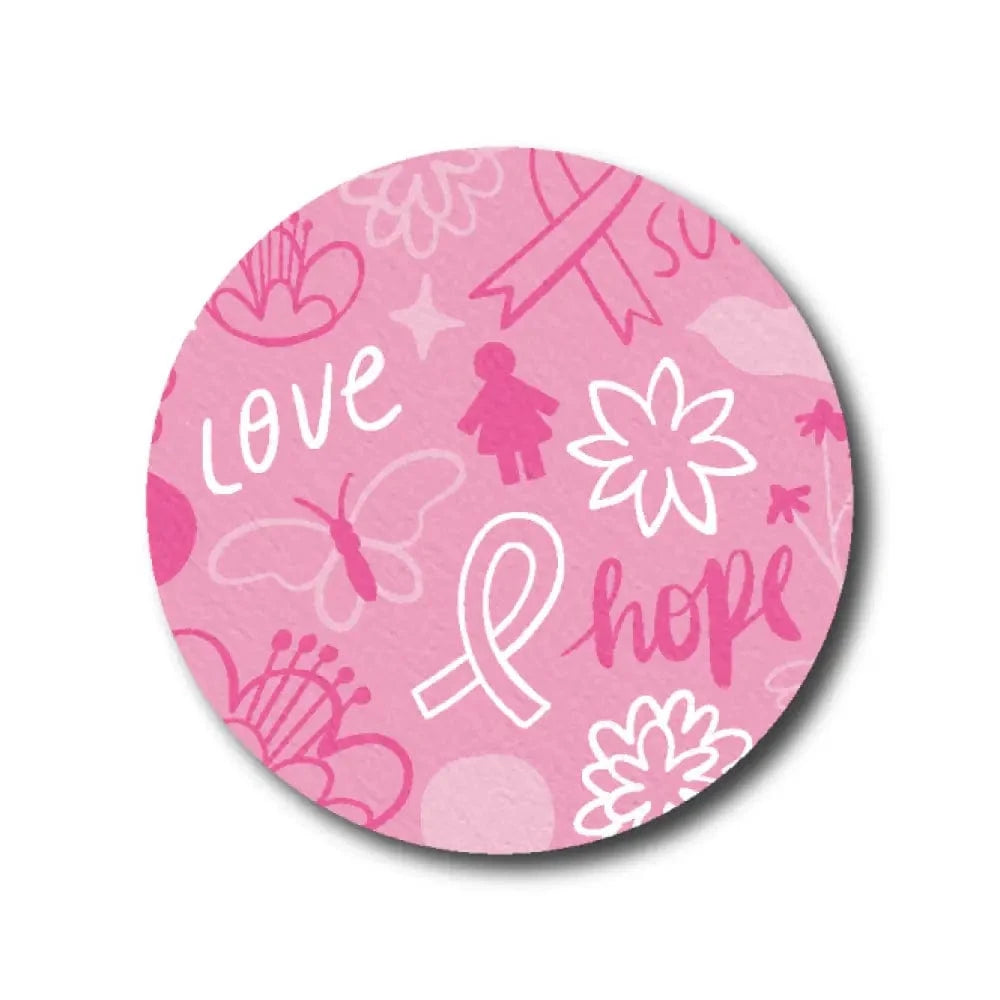 Single Patch / Libre 3 Breast Cancer Hope and Love - Libre 3