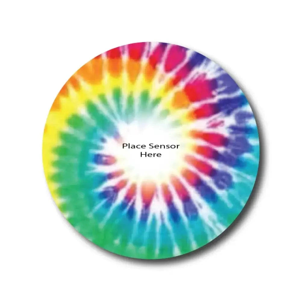 Single Patch / G7 Bull’s Eye Tie-dye Underlay Patch for Sensitive Skin - Dexcom G7 and Stelo