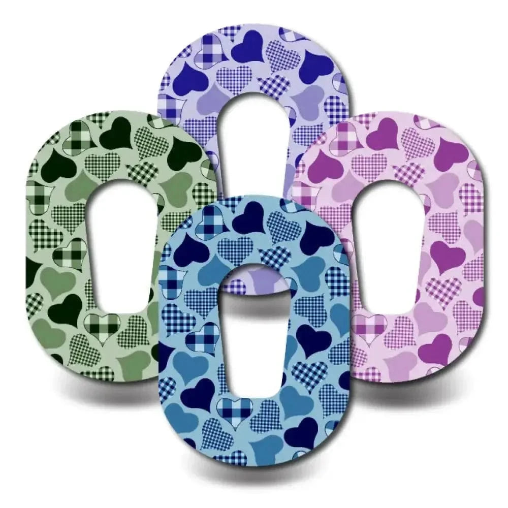 4-Pack (Set of 4 Patches) / G6 Calming Hearts Variety Pack - Dexcom G6