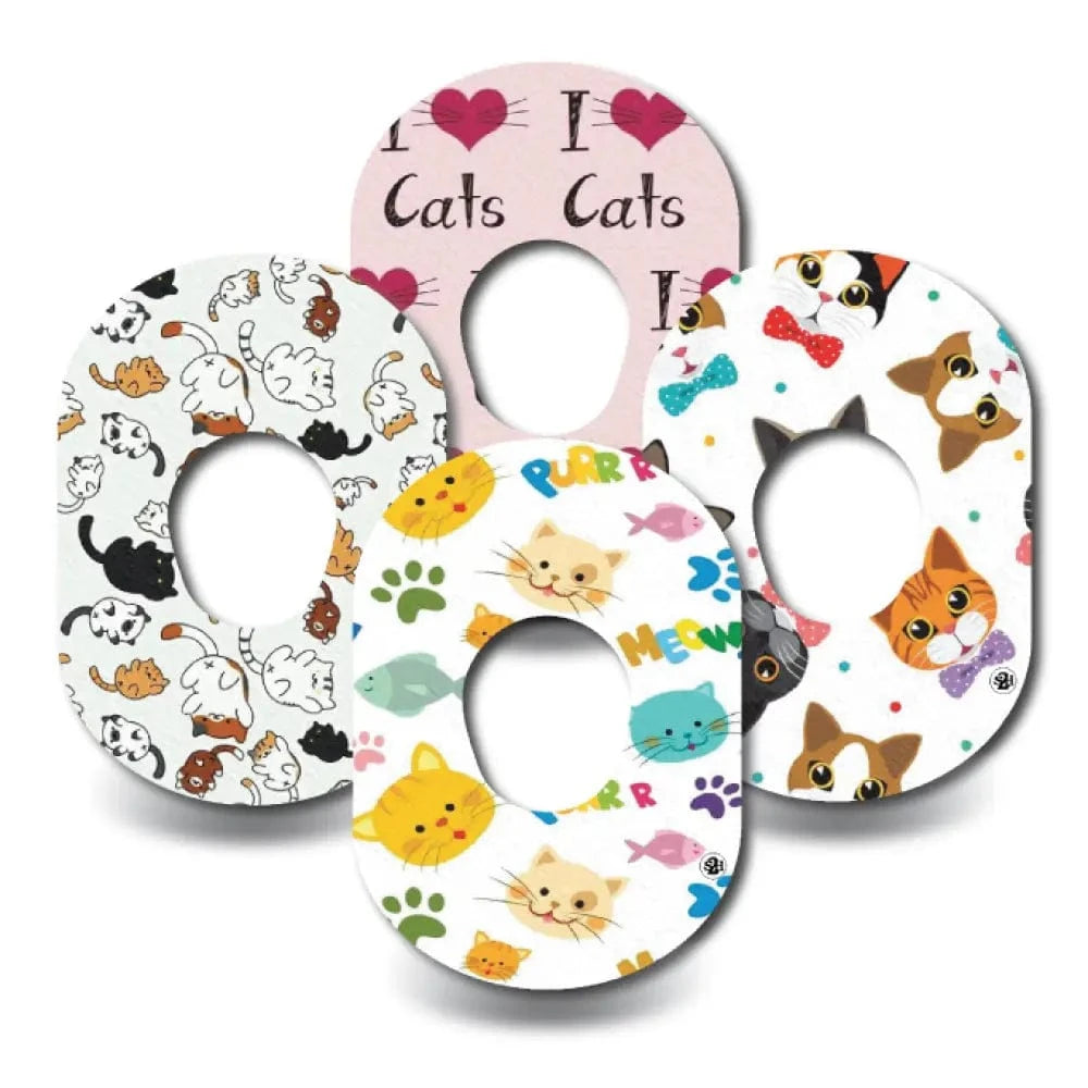 4-Pack (Set of 4 Patches) / G7 Cat Lovers Variety Pack - Dexcom G7 and Stelo