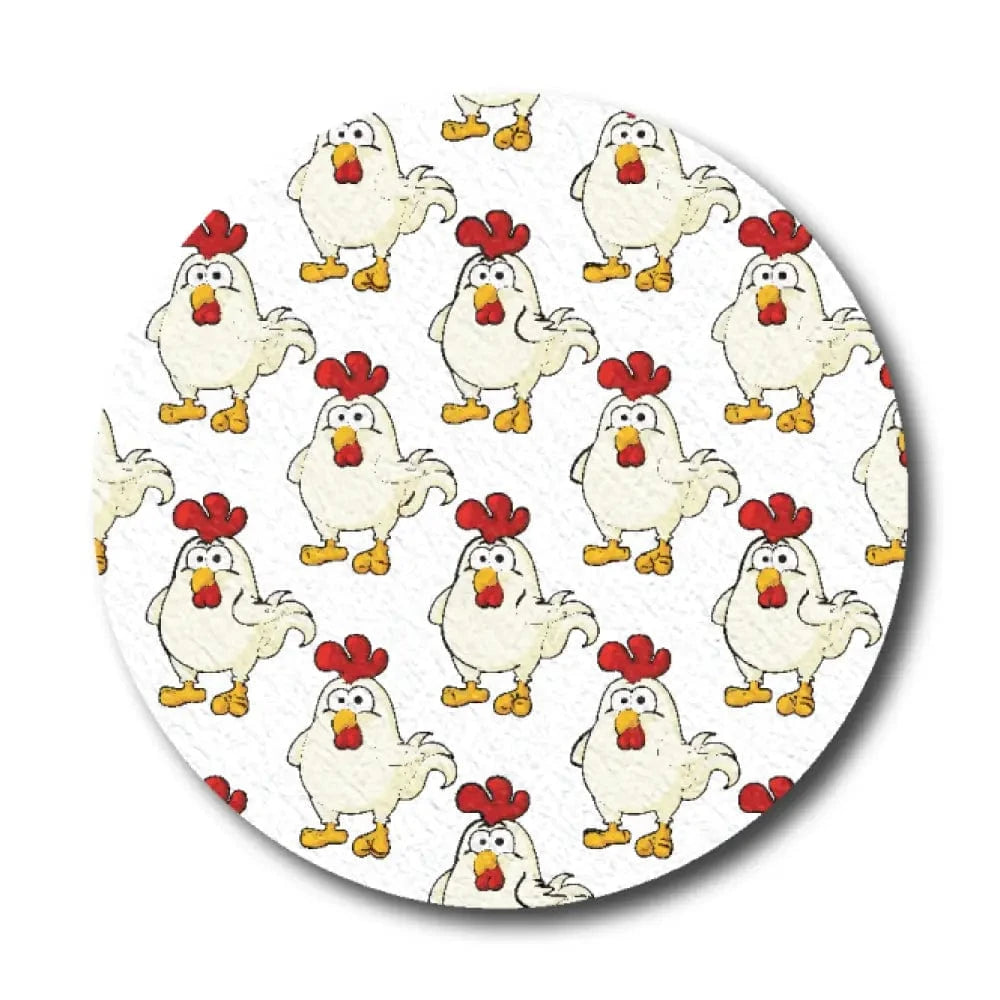 Single Patch / Libre 2 Cover-up Chicken Toons - Libre 2 and Lingo Cover-up