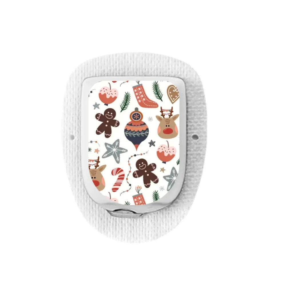 Single Topper / Omnipod Topper Christmas Cookies - Omnipod Topper