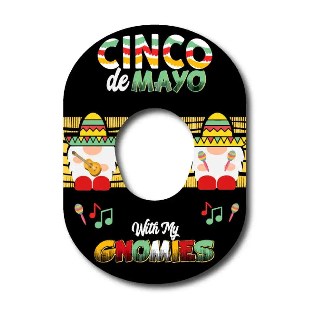 Single Patch / G7 Cinco De Mayo Gnomies - Dexcom G7 and Stelo