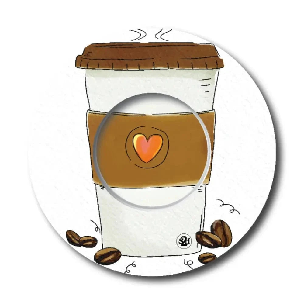 Single Patch / Libre 2 Coffee Time with Topper - Libre 2 and Lingo