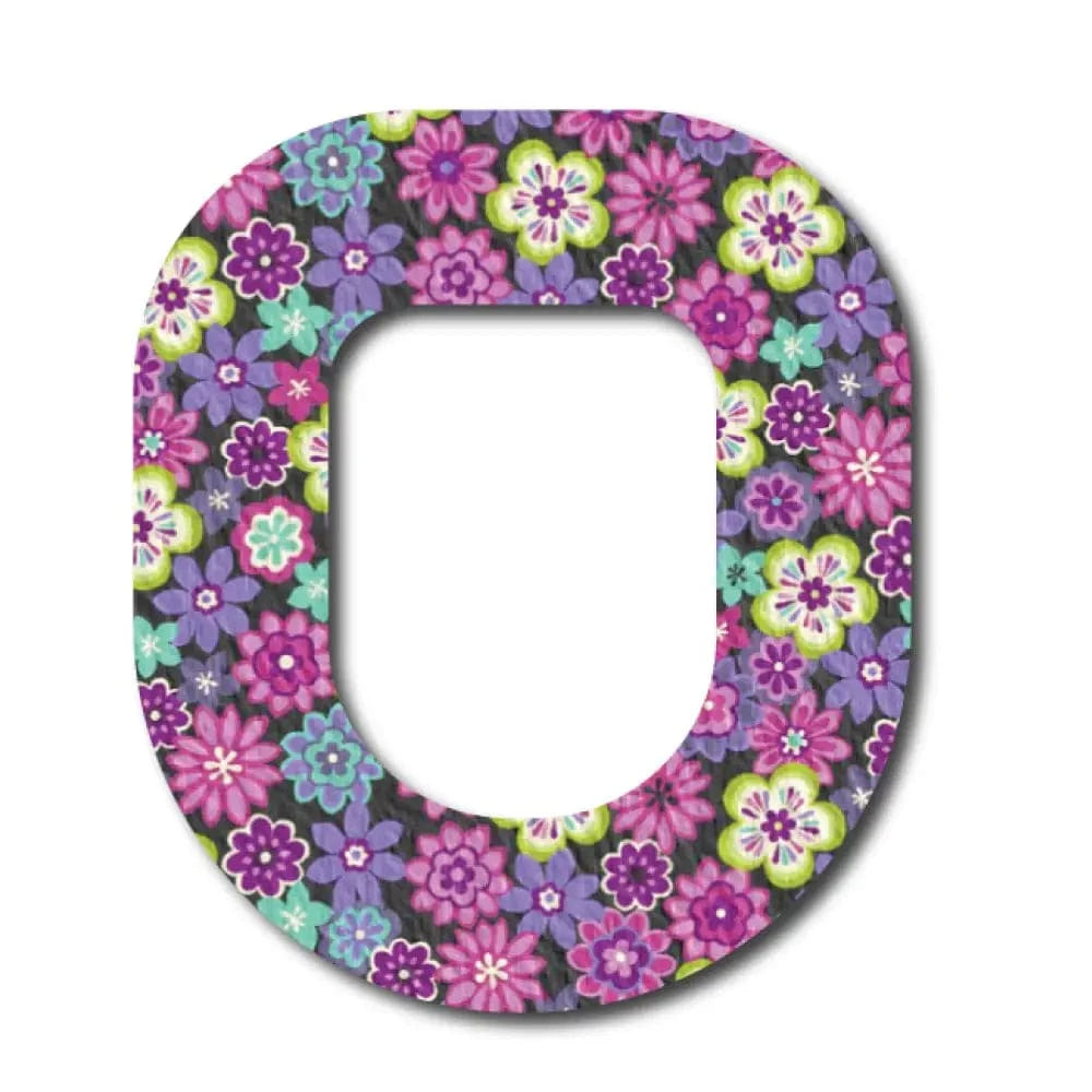 Single Patch / Omnipod Colorful Blooms - Omnipod