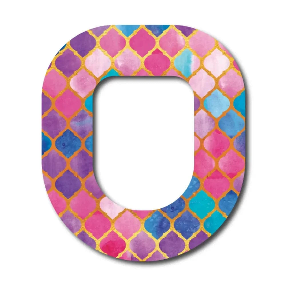 Single Patch / Omnipod Colorful Scales - Omnipod