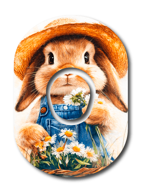 Single Patch / G7 Country Bunny - Dexcom G7 and Stelo
