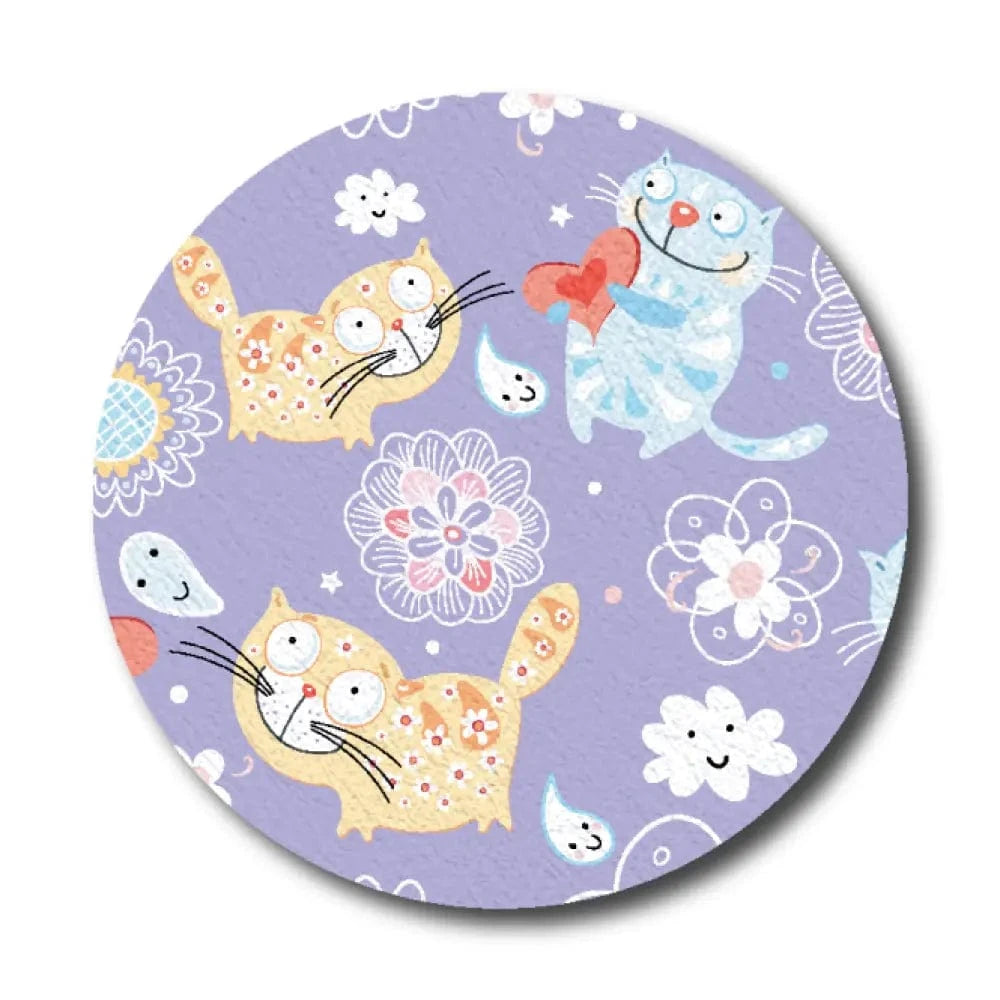 Single Patch / Libre 2 Cover-up Daisy the Cat in Purple - Libre 2 and Lingo Cover-up