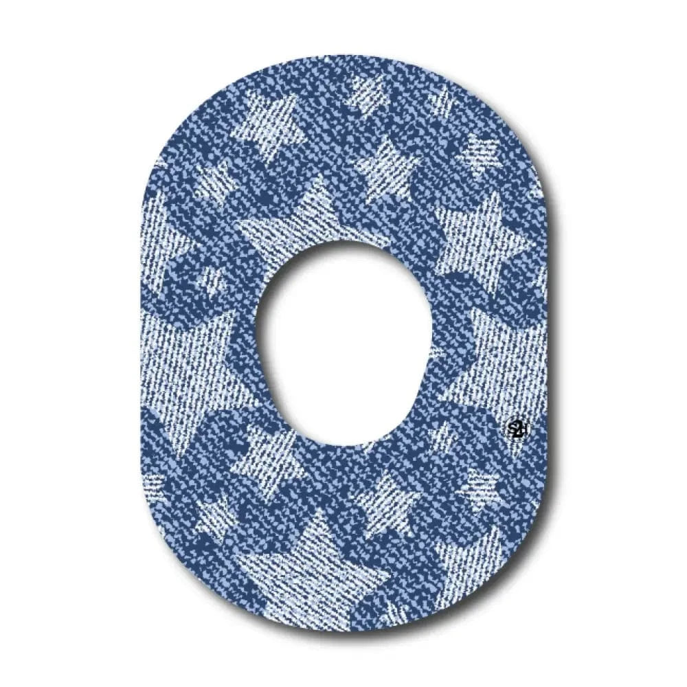 Single Patch / G7 Denim Star - Dexcom G7 and Stelo