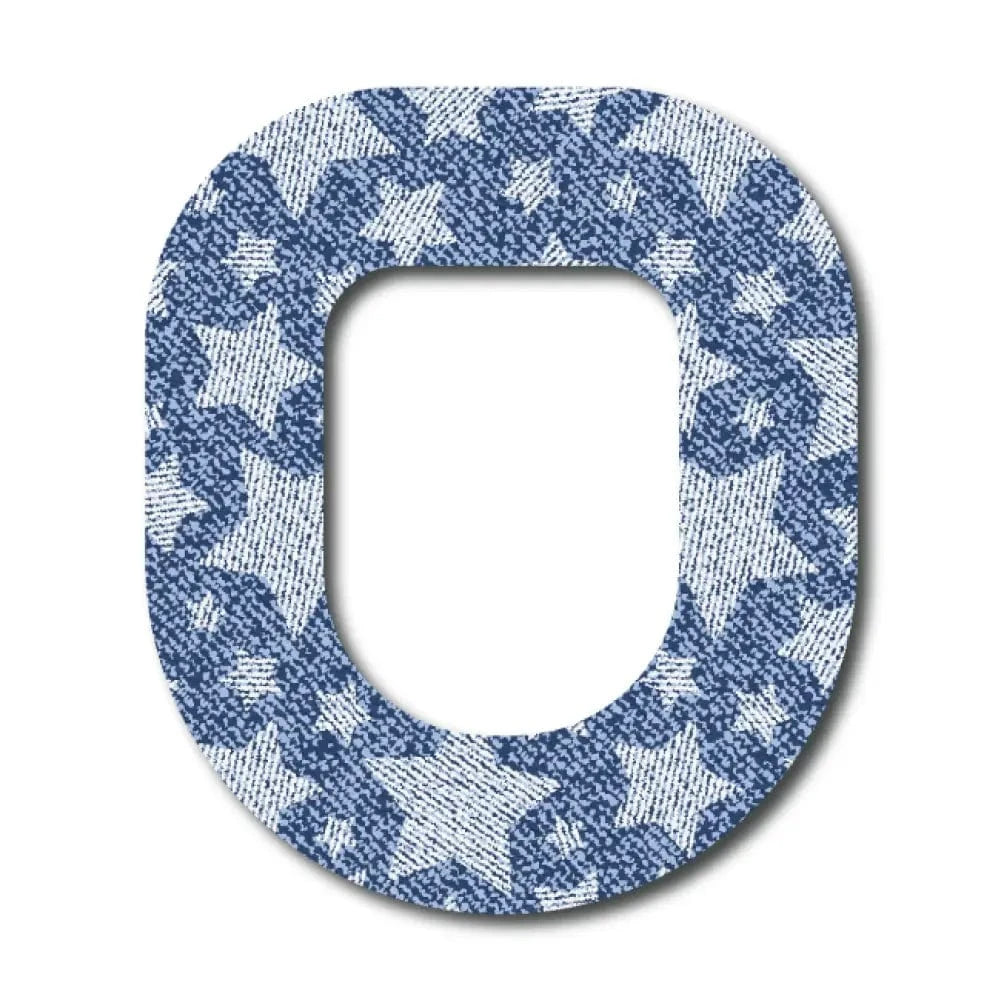 Single Patch / Omnipod Denim Star - Omnipod