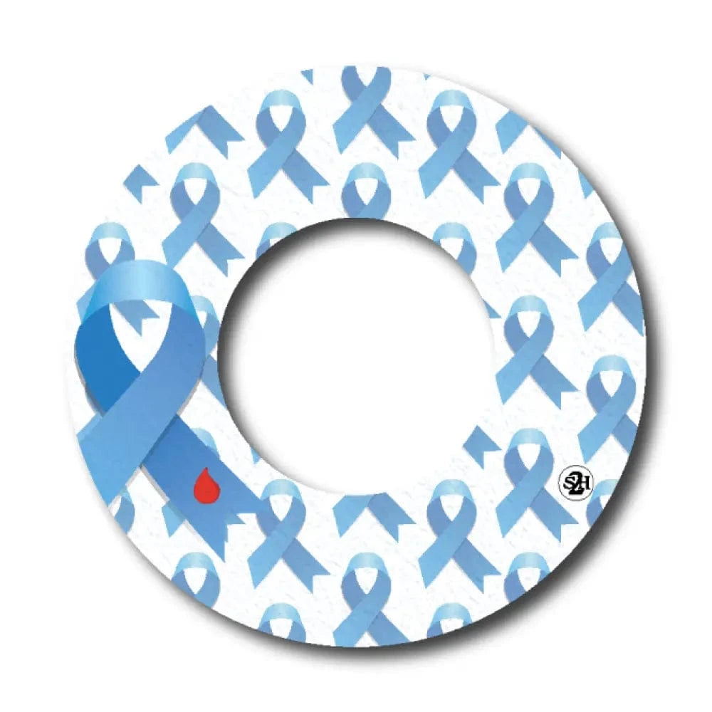 Single Patch / Libre 2 Diabetes Awareness Ribbon - Libre 2 and Lingo