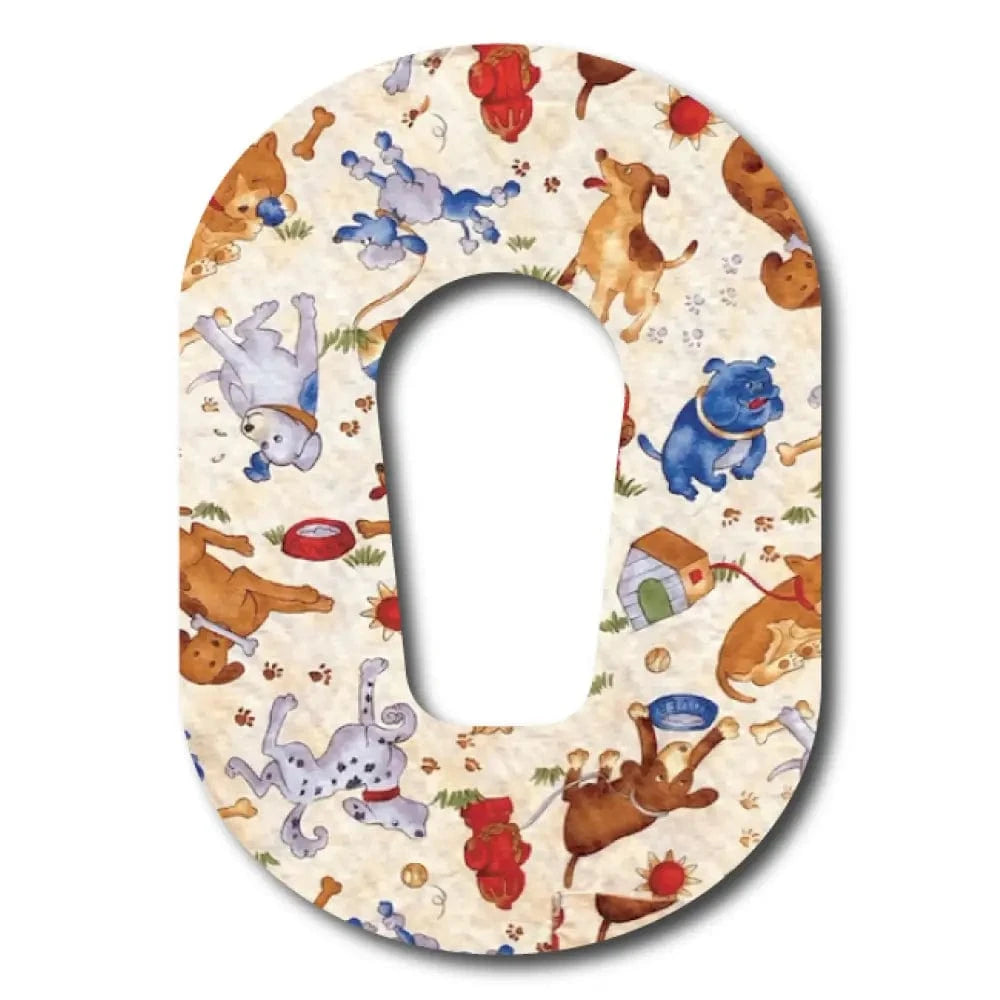 Single Patch / G6 Dogs at Play - Dexcom G6