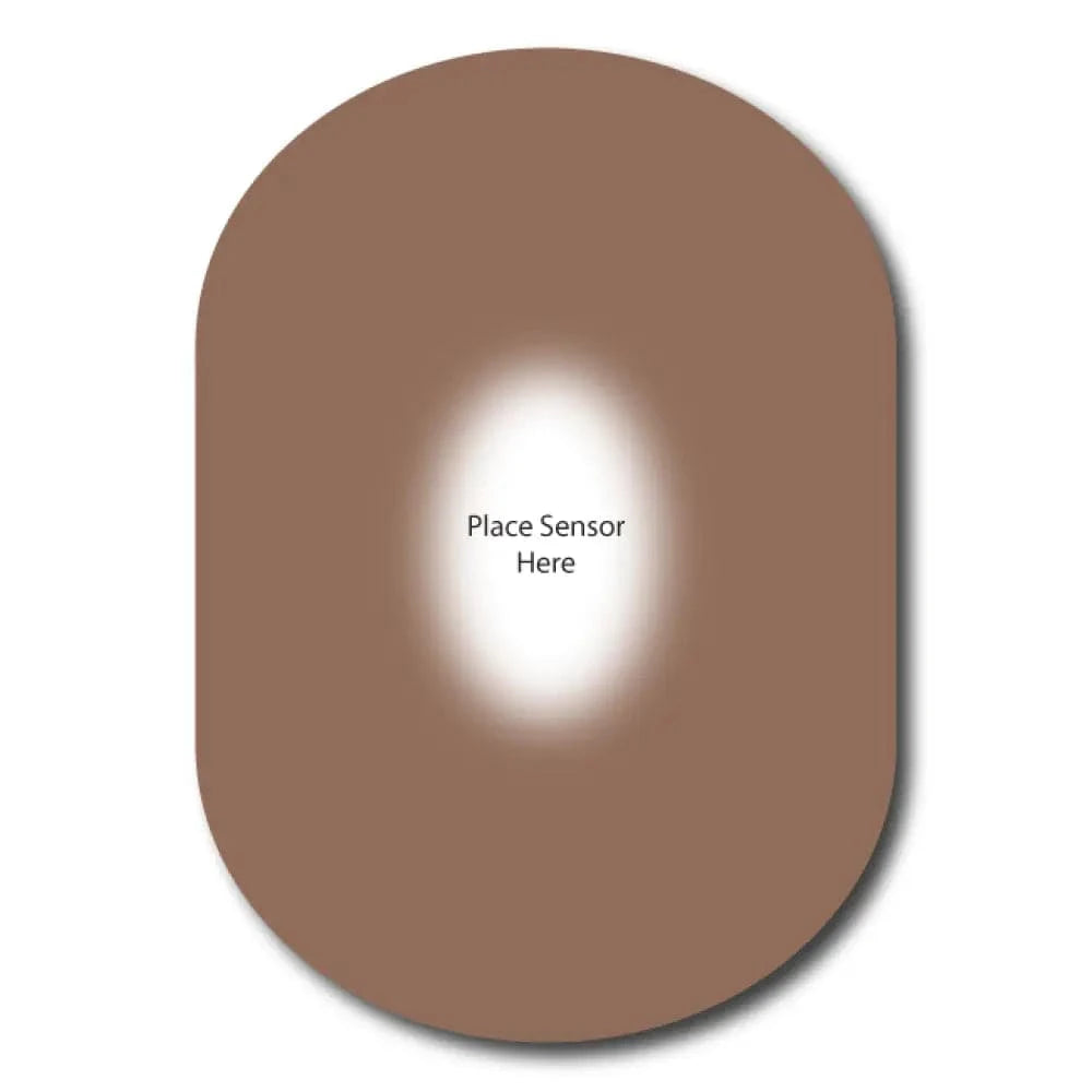 Single Patch / G6 Espresso Skin Tone Underlay Patch for Sensitive Skin - Dexcom G6