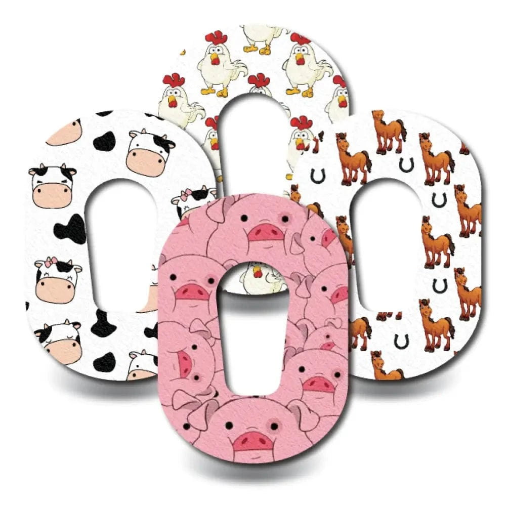 4-Pack (Set of 4 Patches) / G6 Farm Friends Variety Pack - Dexcom G6