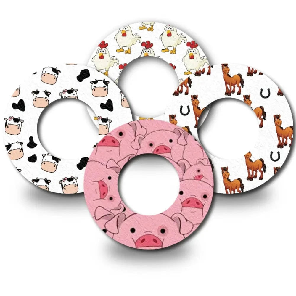 4-Pack (Set of 4 Patches) / Libre 2 Farm Friends Variety Pack - Libre 2 and Lingo