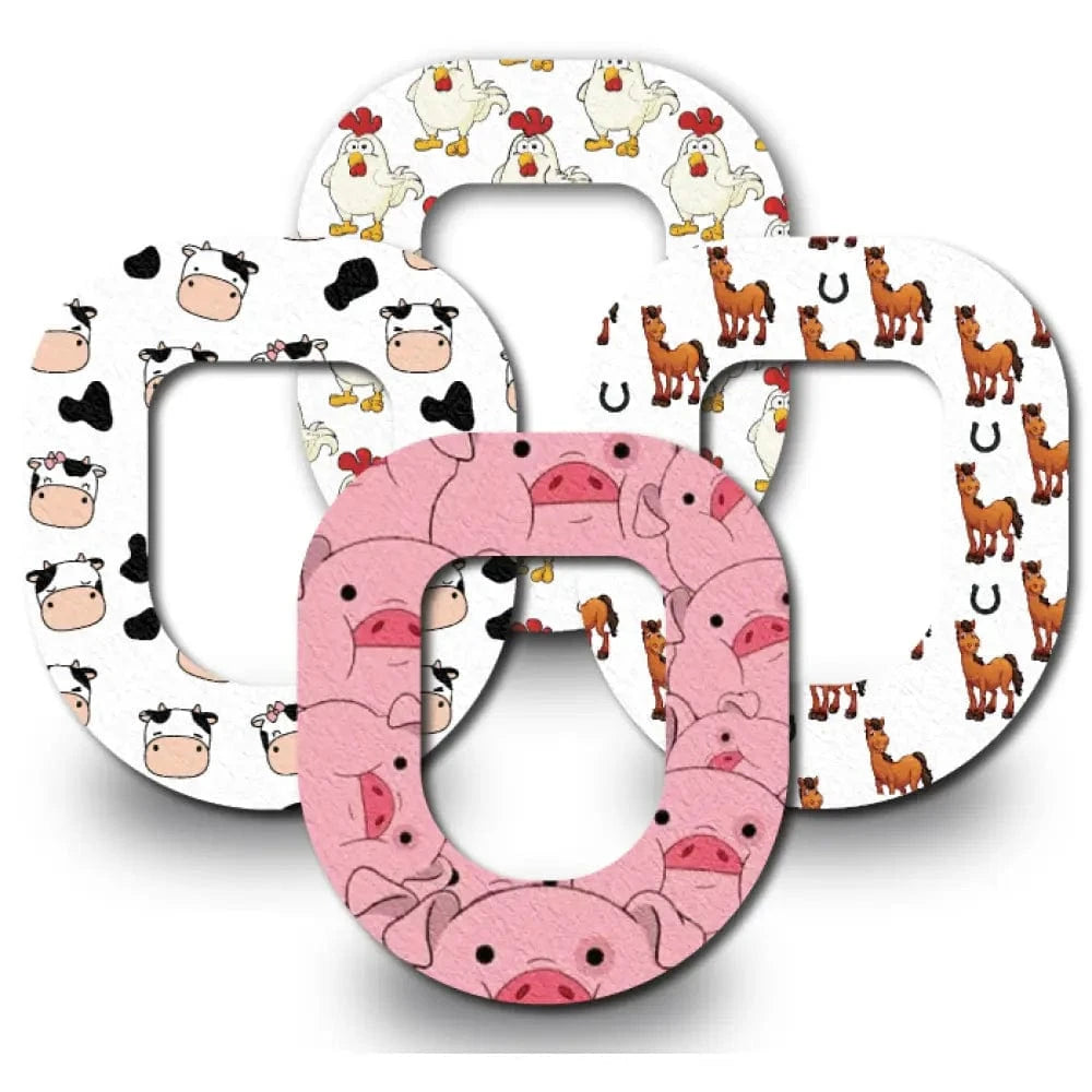 4-Pack (Set of 4 Patches) / Omnipod Farm Friends Variety Pack - Omnipod