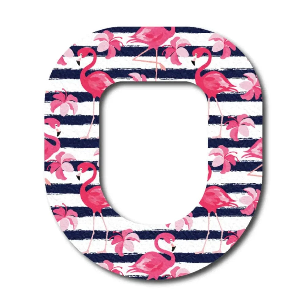Single Patch / Omnipod Flamingo Dance - Omnipod