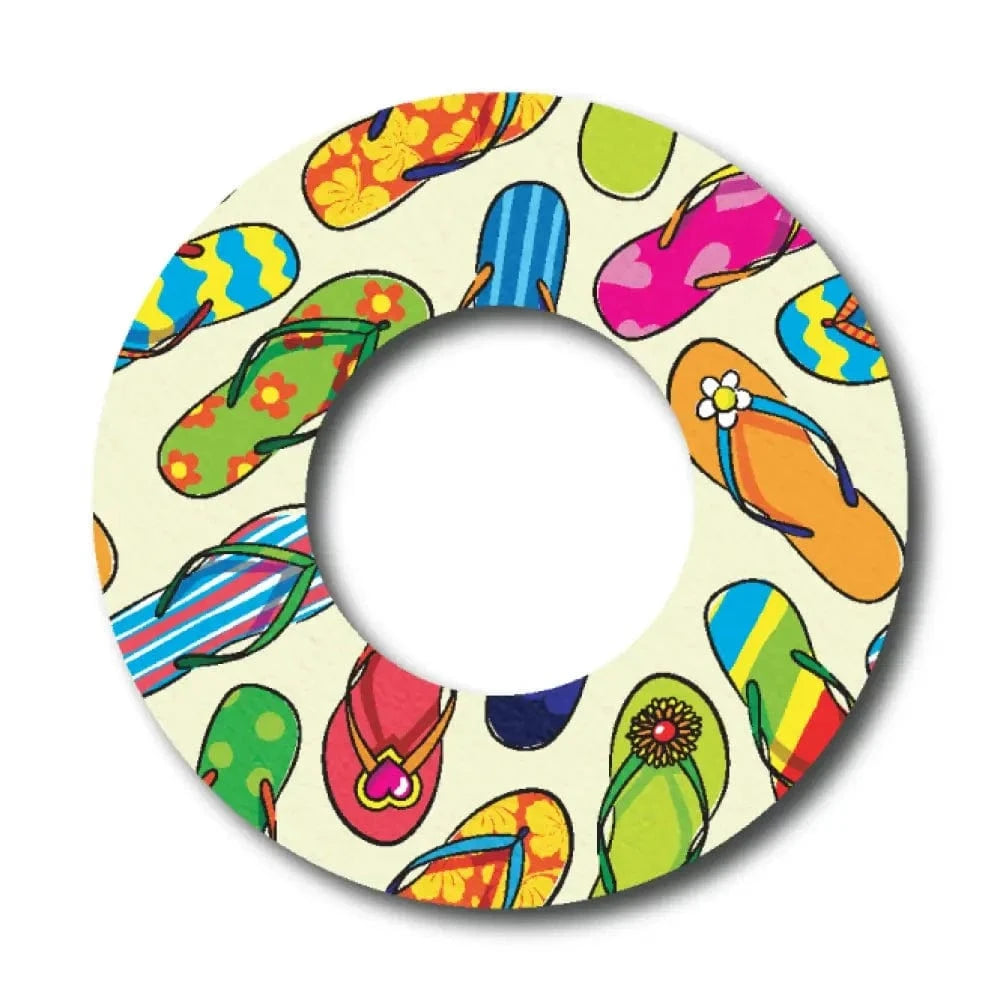 Single Patch / Libre 2 Flip Flops - Libre 2 and Lingo