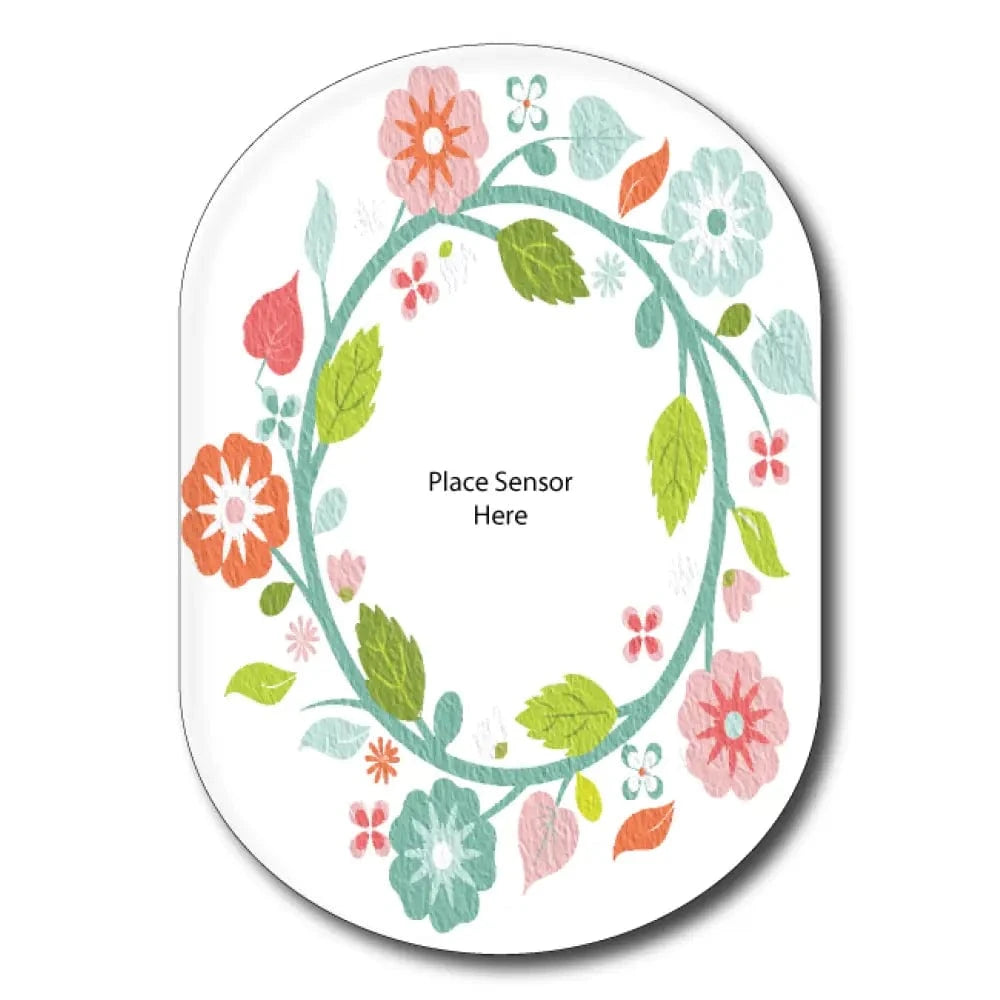 Single Patch Flowers of Spring Underlay Patch for Sensitive Skin - Dexcom
