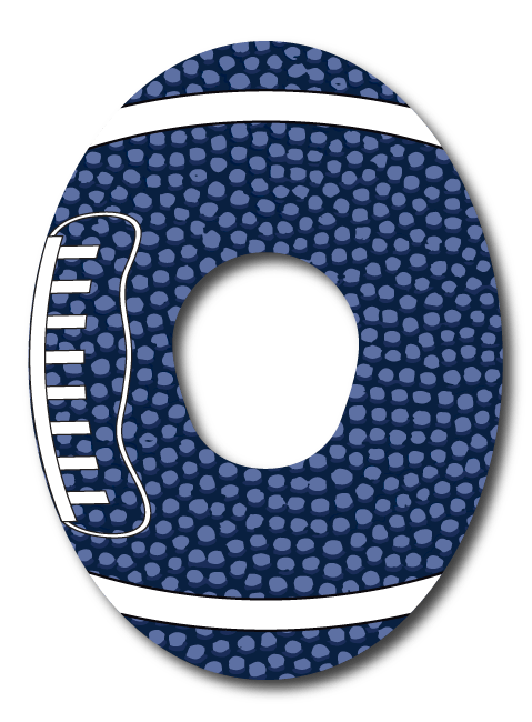 Single Patch / G7 / Dark Blue Football Fan Favorits - Dexcom G7