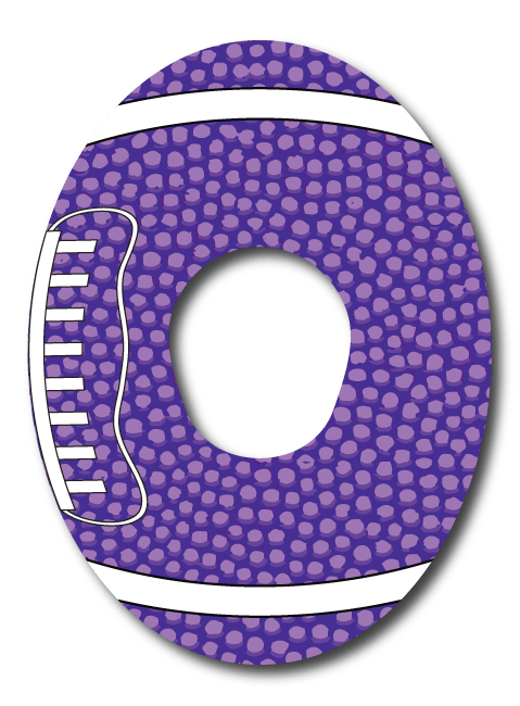 Single Patch / G7 / Purple Football Fan Favorits - Dexcom G7