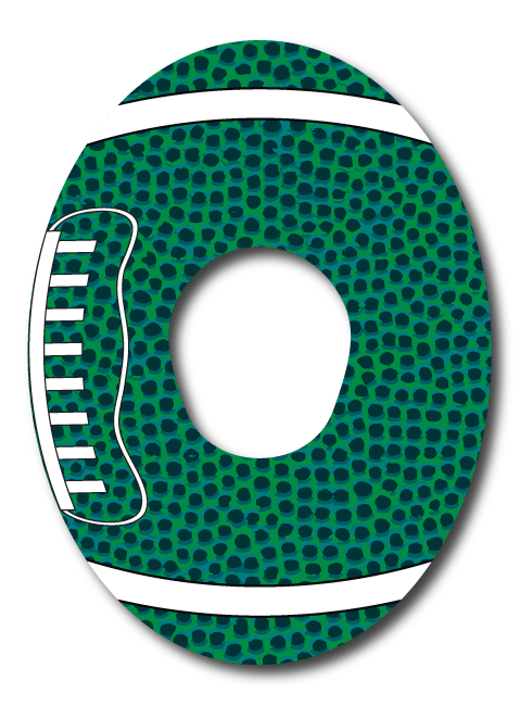 Single Patch / G7 / Green Football Fan Favorits - Dexcom G7