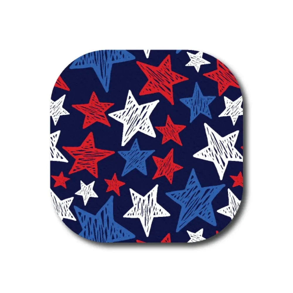 Single Patch / G7 Cover-up Freedom Stars - Dexcom G7 and Stelo Cover-up