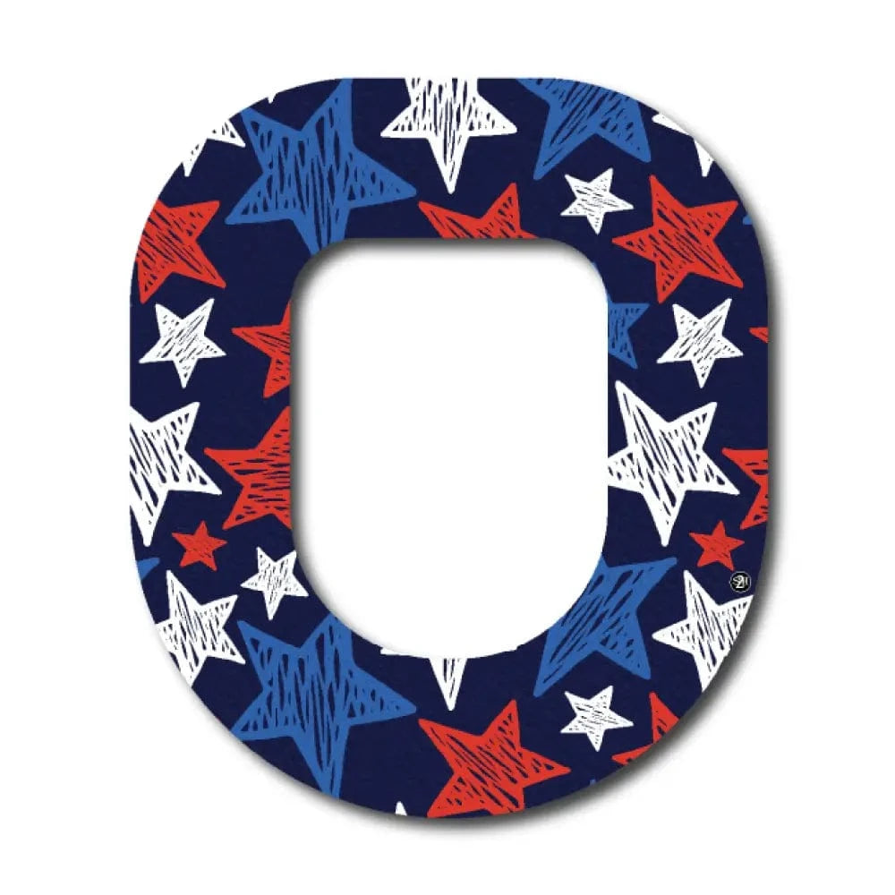 Single Patch / Omnipod Freedom Stars - Omnipod