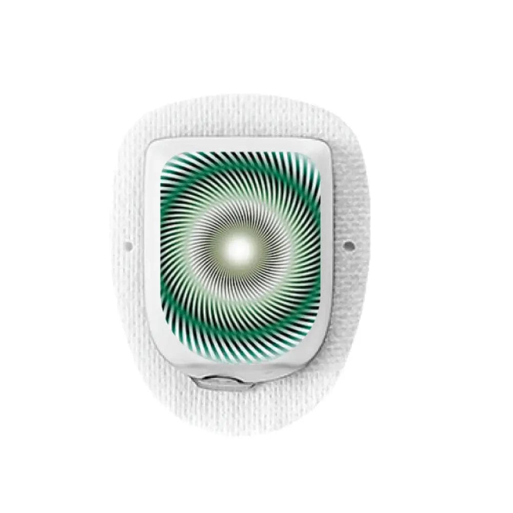 Single Topper / Omnipod Topper Green Illusion - Omnipod Topper