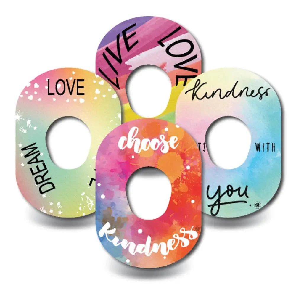 4-Pack (Set of 4 Patches) / G7 Happy Thoughts Variety Pack - Dexcom G7 and Stelo