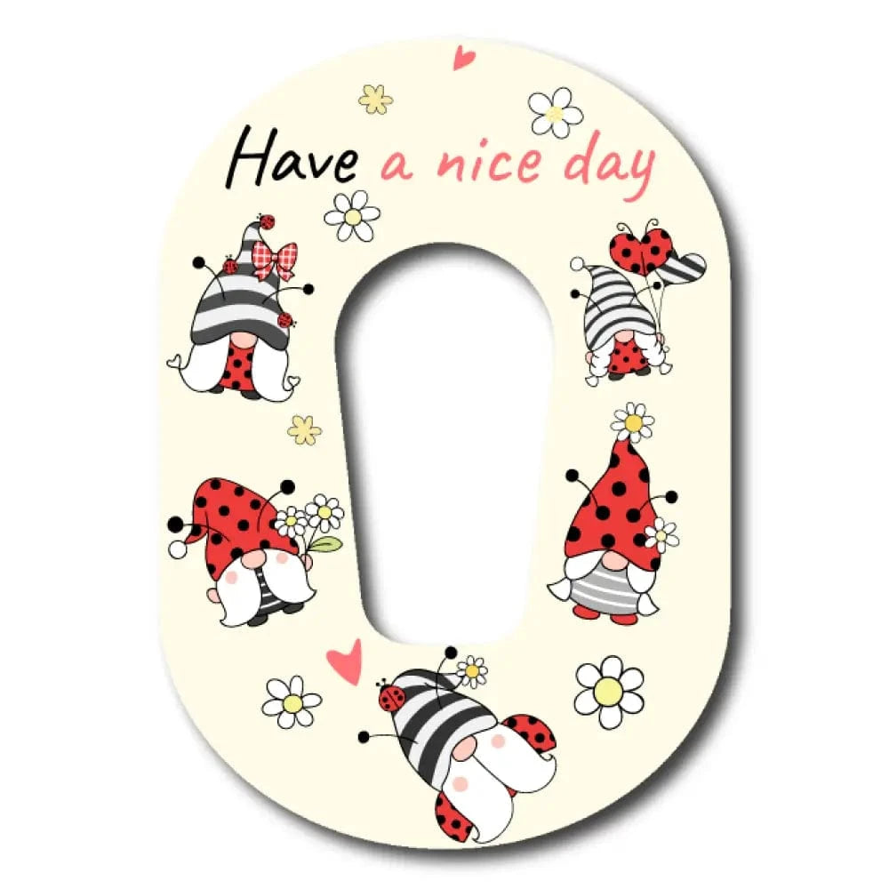 Single Patch / G6 Have a Nice Day Gnome - Dexcom G6