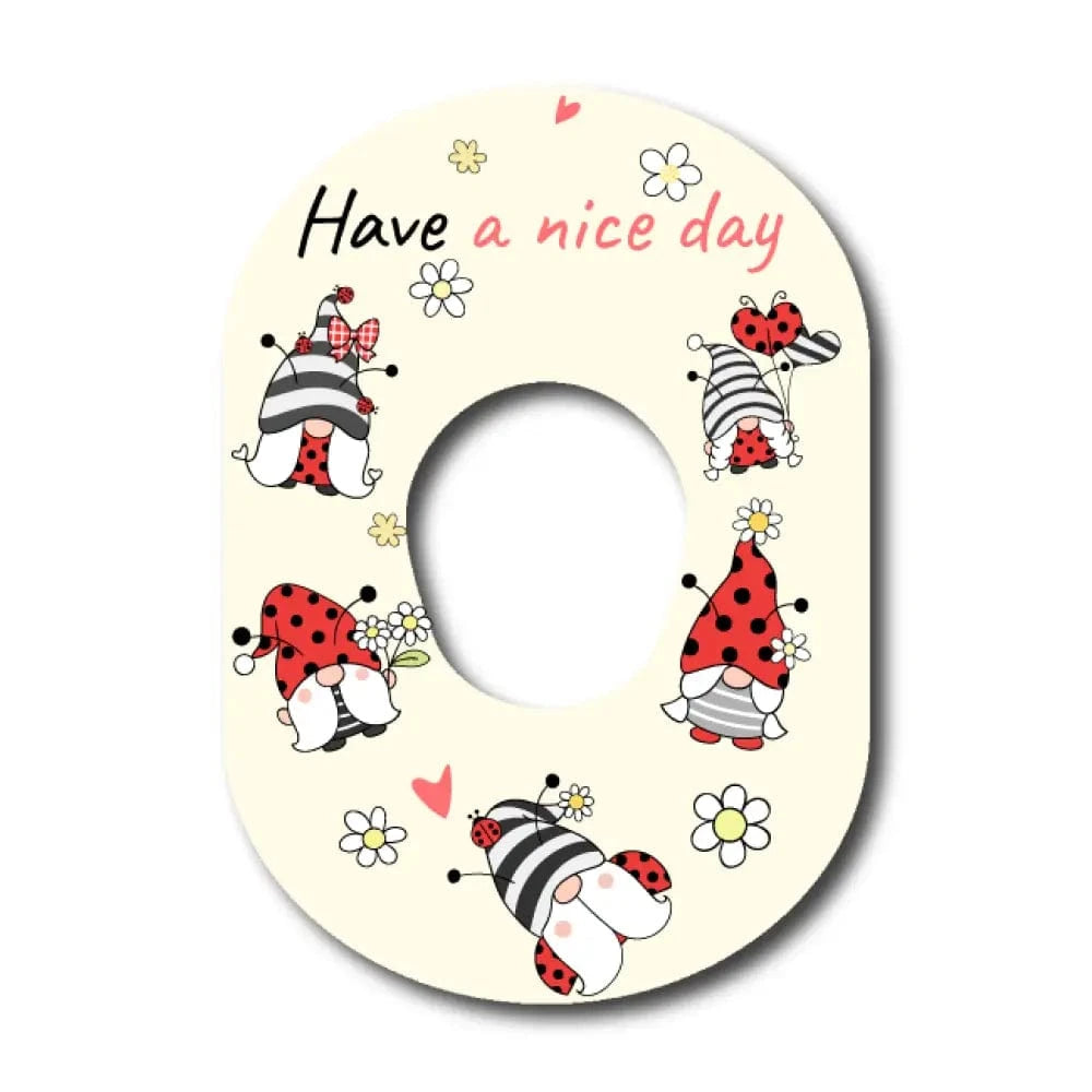 Single Patch / G7 Have a Nice Day Gnome - Dexcom G7 and Stelo