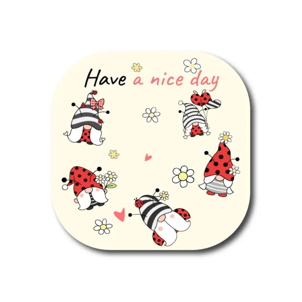 Single Patch / G7 Cover-up Have a Nice Day Gnome - Dexcom G7 and Stelo Cover-up