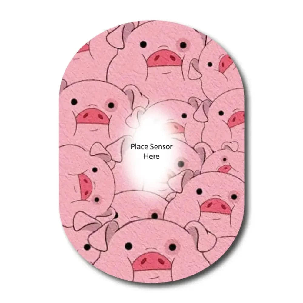Single Patch / G6 Hello Piggy Underlay Patch for Sensitive Skin - Dexcom G6