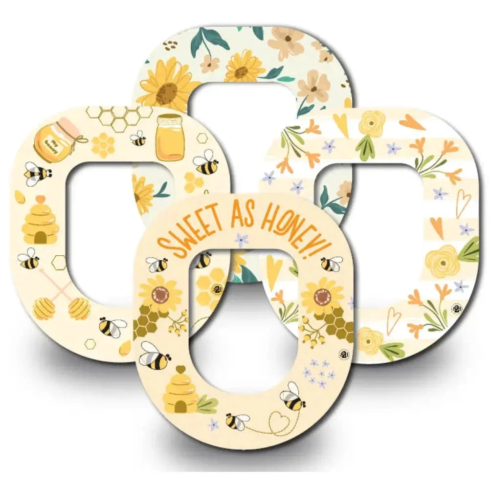 4-Pack (Set of 4 Patches) / Omnipod Honey Bees and Flowers Variety Pack - Omnipod