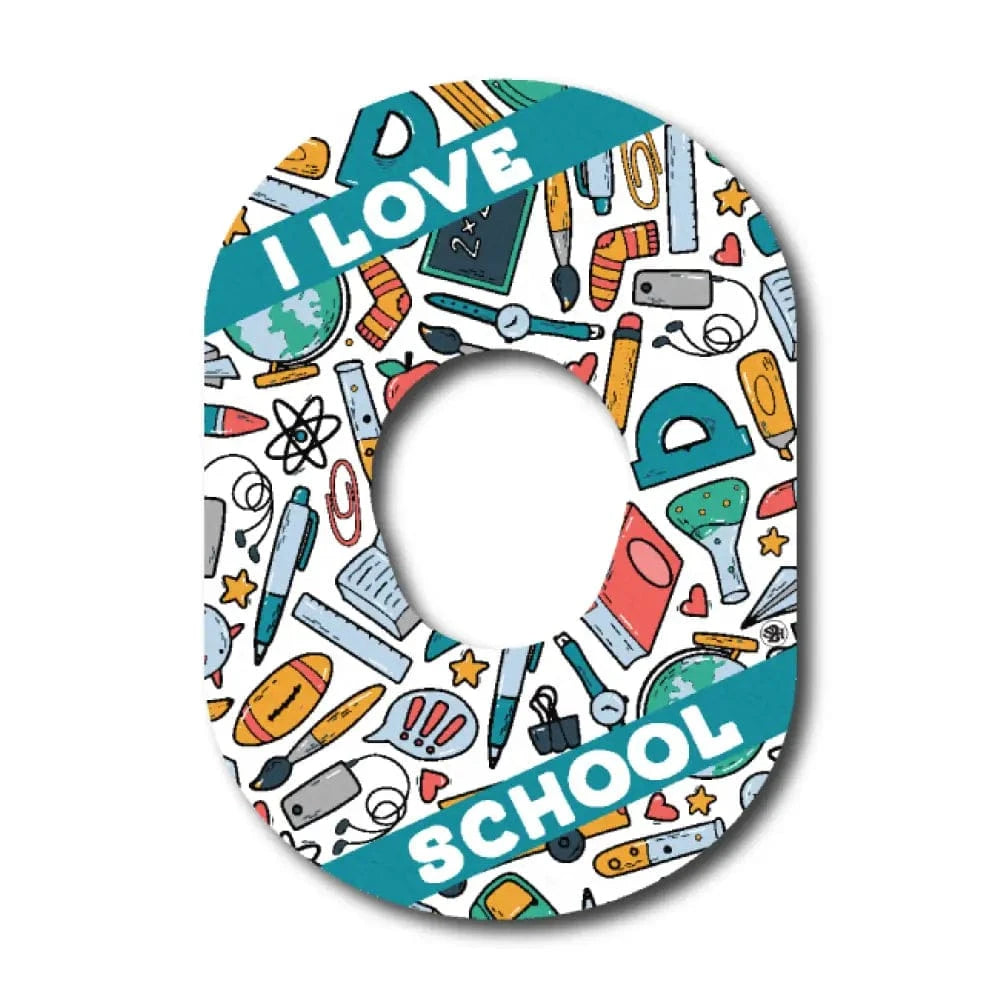 Single Patch / G7 I Love School - Dexcom G7 and Stelo