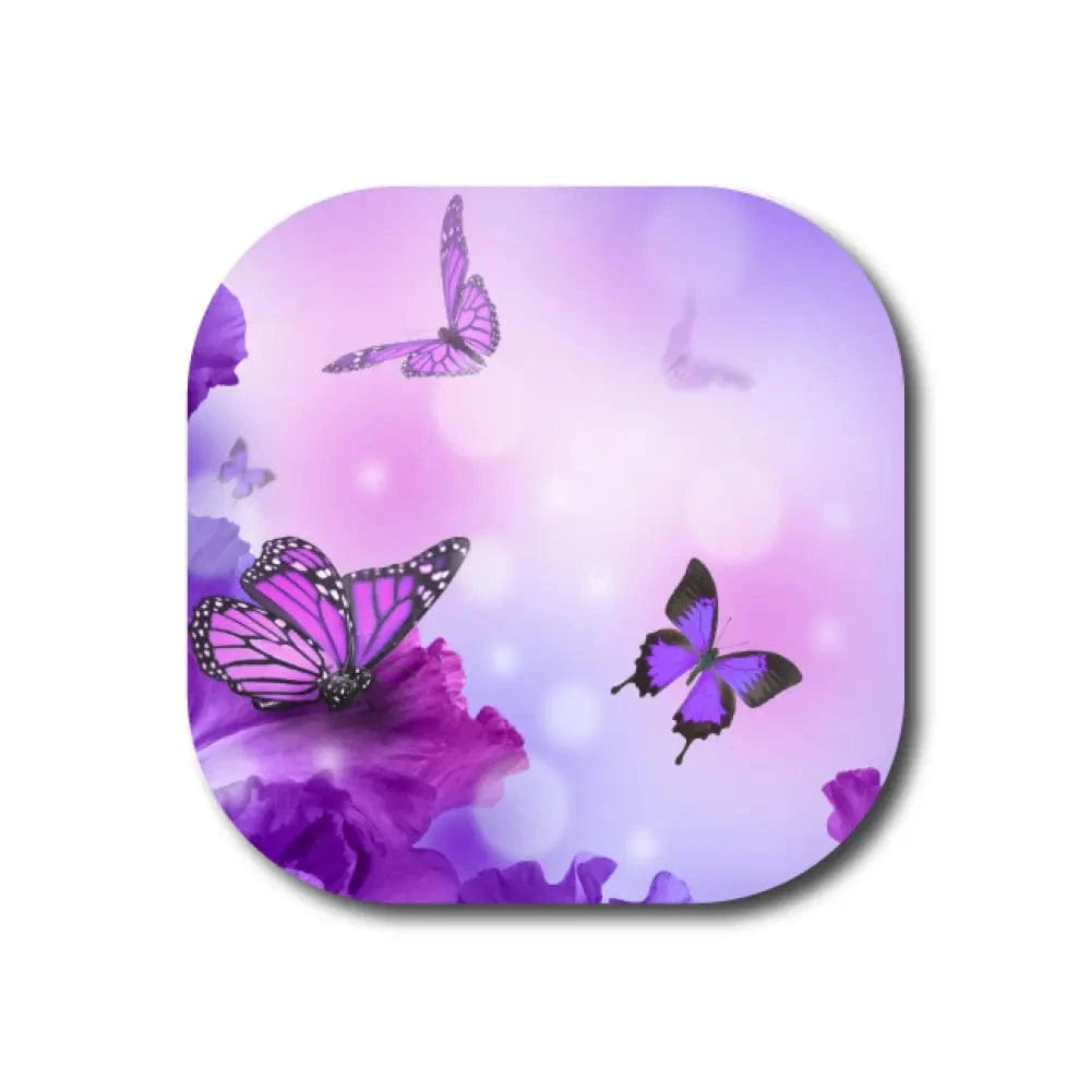 Lavender Butterfly - Dexcom G7 and Stelo Cover-up Single Patch