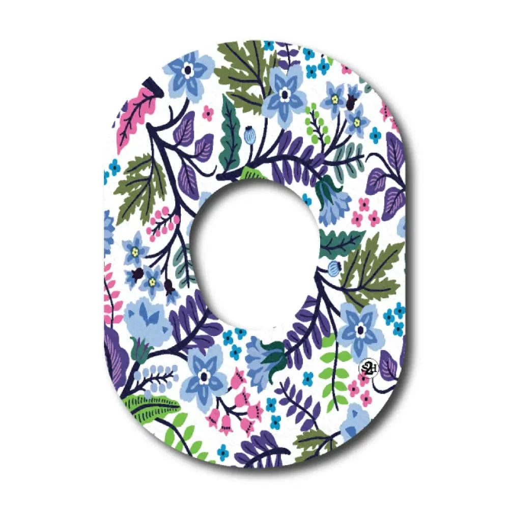 Single Patch / G7 Lavender Garden - Dexcom G7 and Stelo